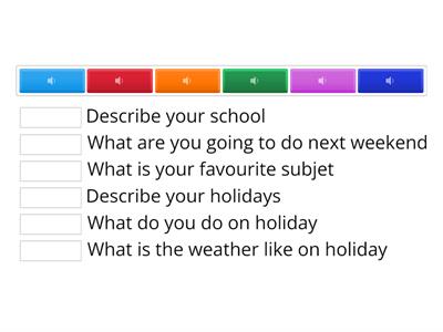 Listening Oral questions Form 5