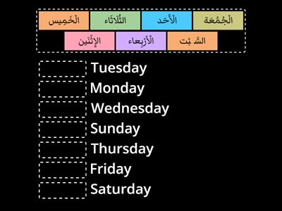 Days of the week