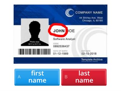 Personal Information 