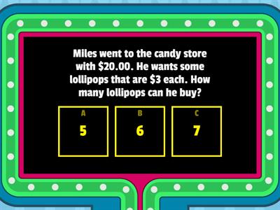 Multiplication & Division Word Problems