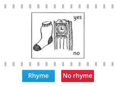 Phonetics. Rhyming words