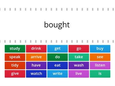 Regular/Irregular Verbs