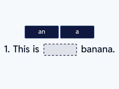 Sp 3 M4 3test articles a/an- easy