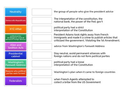 Early Republic-Washington and Adams