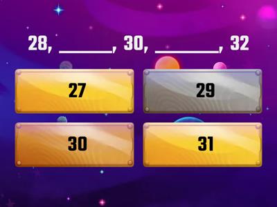 Games Number Pattern Grade 3