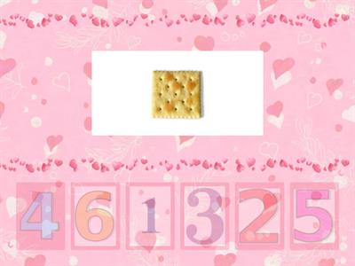 NUMBERS FROM 1 TO 6 K1