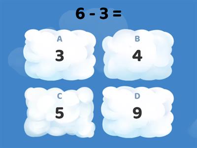 Addition & subtraction under 20 -quiz