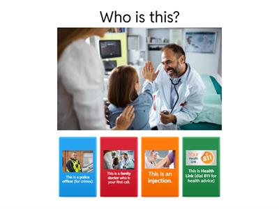 Alberta Health Care System: Vocabulary quiz