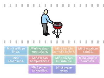 Verbityyppi 4: Mitä minä teen?