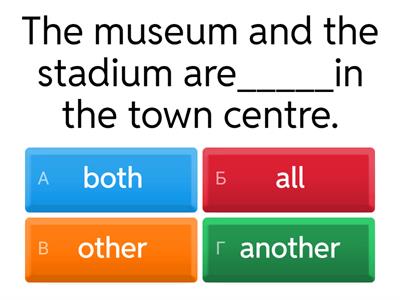 All, both, another, other