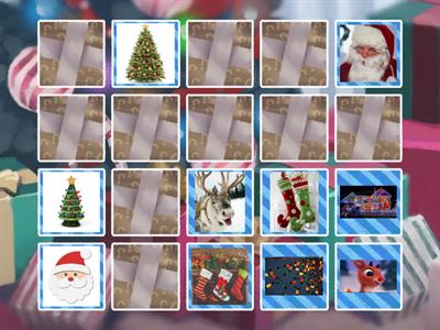 Christmas memory game