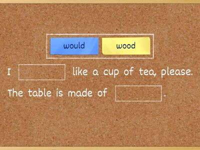 ESOL Entry 3 Writing | Homophones 