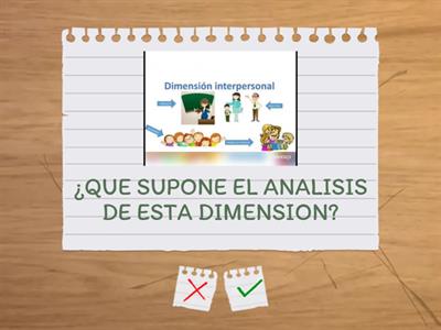 DIMENSION INTERPERSONAL 