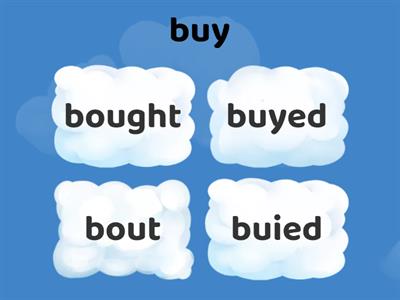 3rd form of irregular/regular verbs