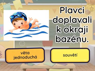 Věta jednoduchá, souvětí