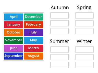 Seasons and months