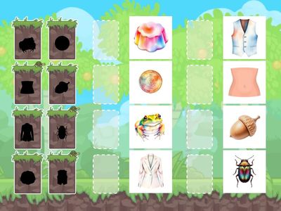 Звук Ж. Слова. Найди тень