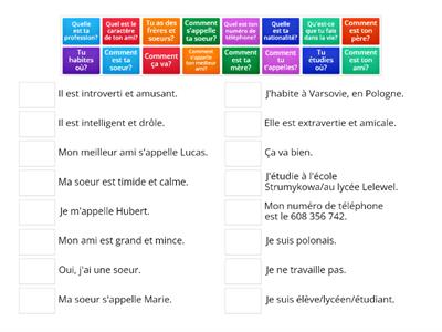 Questions de base et réponses (1)