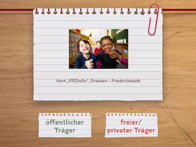 Ist es ein öffentlicher oder freier/ privater Träger?