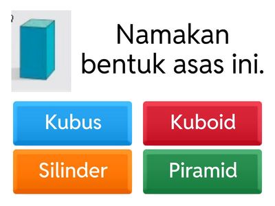 Matematik Tahun 1 - 3D Bentuk 