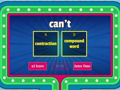 Contraction OR Compound Word