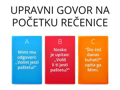 Upravni i neupravni govor