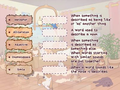 Language feature match up knowldge check RB
