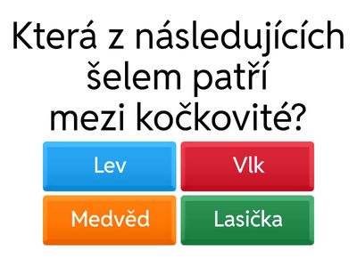Test z učiva šelmy pro 8. ročník