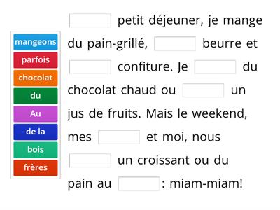 Petit-dejeuner (Dynamo 1 Module 4)