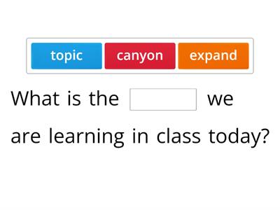 Step 3 Vocab Cloze