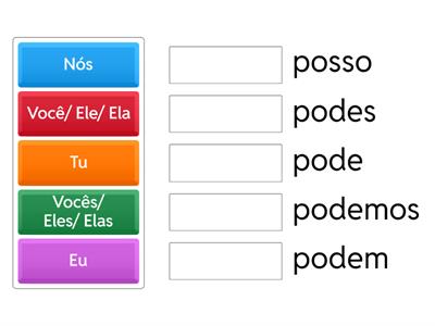 Lição 7 B - Verbo Poder