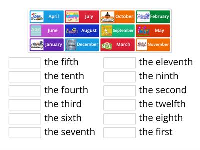 Months and Ordinal Numbers