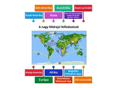 TANAK Történelem Nagy földrajzi felfedezések