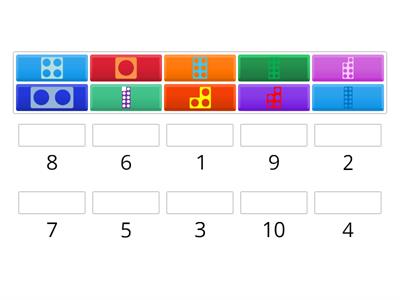 Match Numicon representations to 10