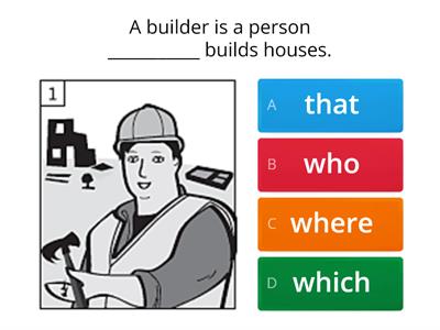 AEF2 U3C - Defining relative clauses