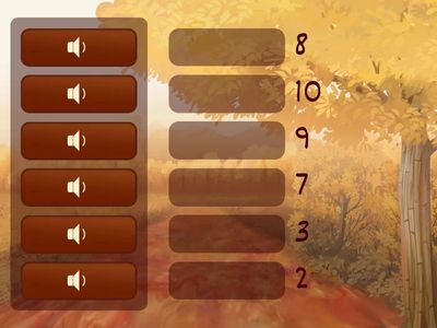 Numbers dictation 0-10