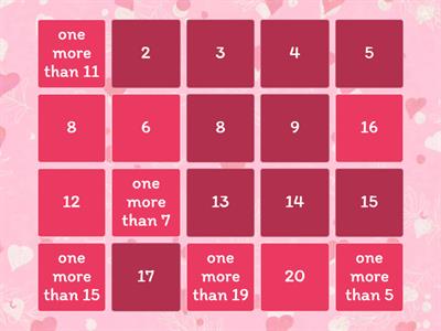 One More One Less Within 20