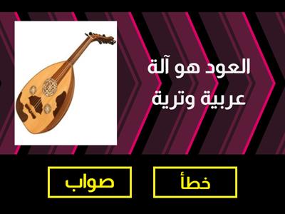 النشاط الثاني: أجب بصواب أو خطأ وأسرع كي تجمع أكبر عدد من النقاط !