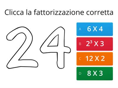 Scomposizione in fattori primi 