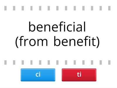 ci, ti/ cial or tial words (sh)