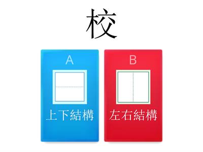 字型結構 (上下、左右)