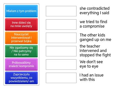 B2 Roadmap unit 3C - argument phrases - translations