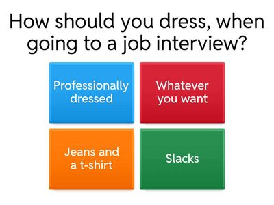 Resume/Job application Quiz!