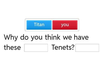 Period:05 WordWall: Titan Tents 