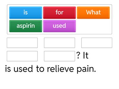 Passive voice questions.