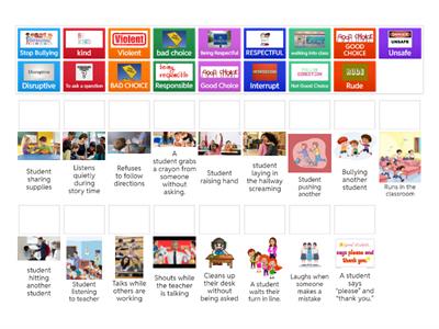 School Behavior Match-Up