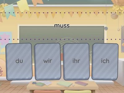  Horizonte 6. L. 3 # müssen Konjugation