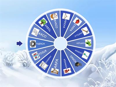 Ruleta R EN SÍLABA INVERSA