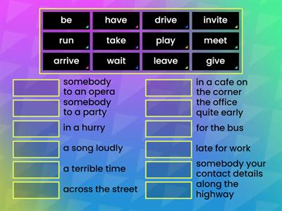 (Unit 2C) Collocations