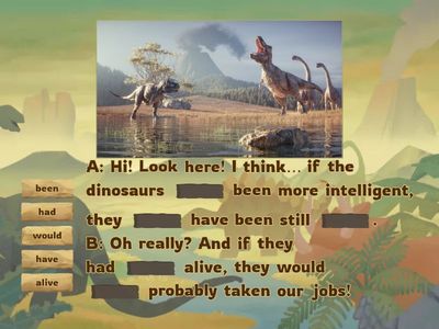 Conditional 3. Dinosaurs